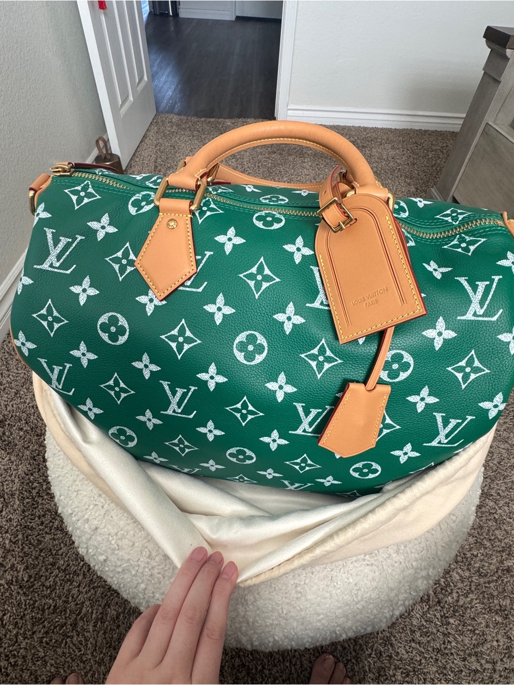 Louis Vuitton P9 Speedy 40 Travel Bag｜Green